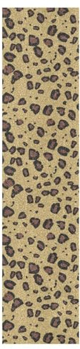 KAAVIYO Imprimé Peau De Léopard Grip de Skateboard Bande Grip Antidérapante,Auto-adhésif Griptape de Longboard,sans Bulles,Peut êTre Coupé(9x33in,44x10in 1pcs)