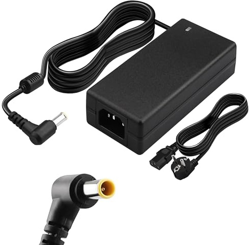 Xahpower 19,5V Netzteil Ladegerät für Sony Bravia TV KDL-24 KDL-32 KDL-40 KDL-42 KDL-48 KDL-55 KDL-40W600B KDL48W590B KDL55W650D KDL-42W658A KDL-32R300B Ersatz Ladekabel