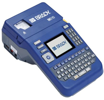 Brady M510 tragbare Etikettendrucker - Industrielles Beschriftungsgerät - Etikettiergerät für chemikalienbeständige Etiketten - Inkl. 1 Etikettenpatrone - ersetzt BMP511