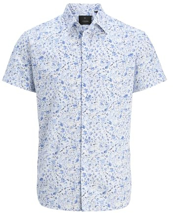 JACK & JONES Jprblasummer Print S/S Shirt Camiseta Estampada, Super Sonic, M Hombres