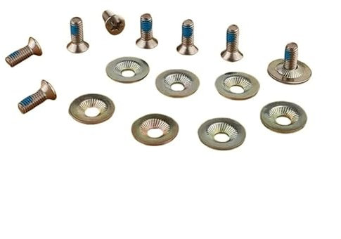 8 set/bolsa de tornillos de placa de fijación de Snowboard de acero inoxidable 304, juego de tornillos de placa de fijación de Snowboard que se adaptan a la mayoría de las fijaciones de esquís