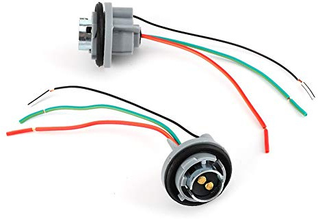 Light Socket Plug Adapter, Light Bulb Socket Light Socket Adapter with Stable Performance ABS and Copper Wire for Turn Signal Light