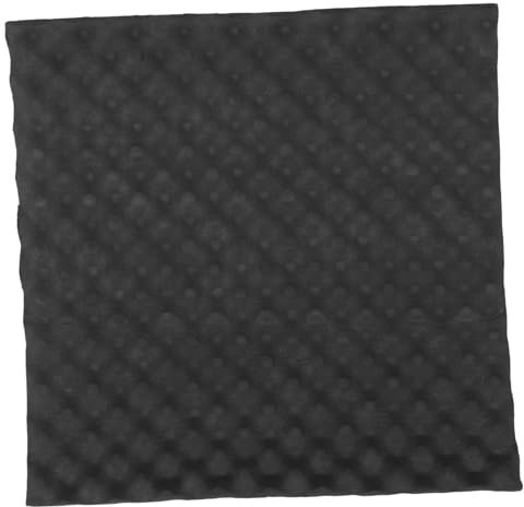 Ciieeo tapis d'isolation phonique pour voiture bouclier thermique moteur insonorisation de voiture Automobile thermique isolation thermique et phonique Coton mousse de caoutchouc Noir