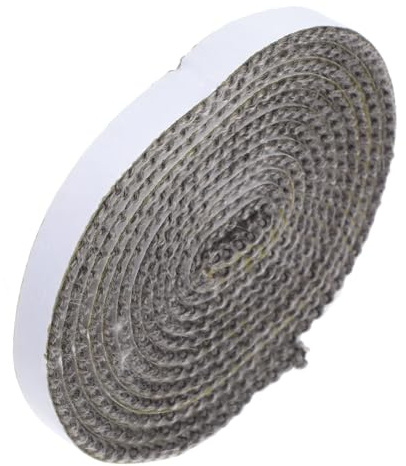 UTHCLO Cinta Adhesiva Autoadhesiva para Estufa de Leña Junta de Puerta Resistente al Cuerda Selladora para Chimenea y Horno Tira Sellado de Uso para Estufas y