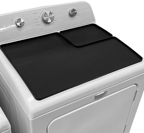 Dryer Covers for The Top Silicone Non-Slip Laundry Guards | Dryer Topper for Laundry Room, Kitchen Counter, Sink, Table Cover, Work Area, Silicone Non-Slip Mat, Protector