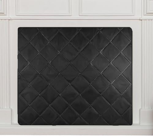 Fangfhai Magnetic Fireplace Cover, Magnetic Fireplace Screen, Blanket Guard Shield Childproof Insulating Protector for Home Living Room Winter Summer Outdoor