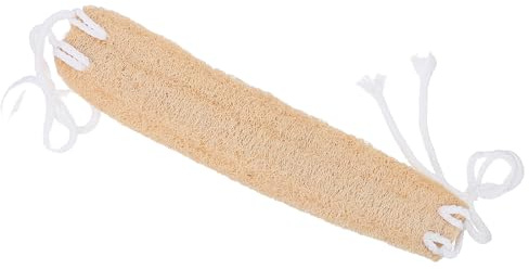IWOWHERO Esponja de Lufa Natural Beige para Baño 1 Unidad Estropajo Exfoliante Corporal para Espalda y Cuerpo Depurador Vegetal Ecológico para Masaje y Limpieza Diaria