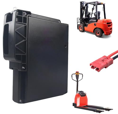 JHKJ Batterie 24 V 20 Ah pour Chariot élévateur électrique, Batterie Lithium-Fer-Phosphate 24 V pour transpalettes F3/F4/MT15C/ICLG2015L-E3/E, Compatible avec Moteurs de 0 à 500 W.,F4 24v20ah