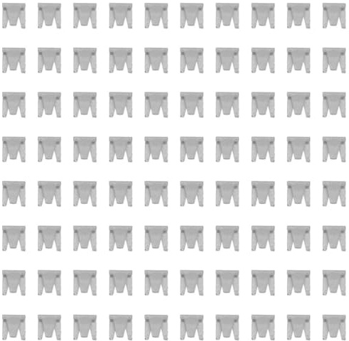 Happyyami 300 Stück Drahtkäfigclips aus Eisen für Vogelkäfig und Katzennetz mit Sicherer Befestigung und Feiner Verarbeitung für Haustierkäfige