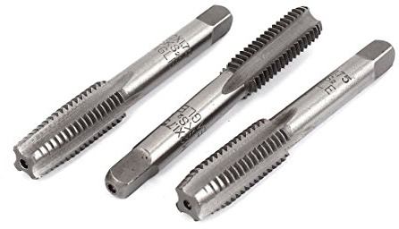 sourcing map 12mm M12x 1.75mm HSS gerade Schraube Gewinde Metric Stecker Handgewindebohrer 3PCS de