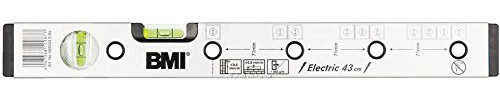 BMI Elektriker Wasserwaage, 50cm, Silber