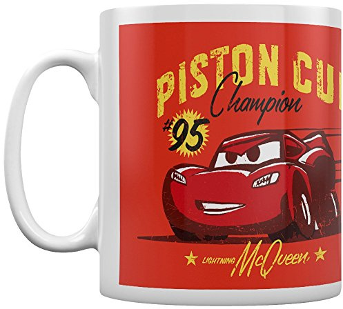 Pyramid International AFMG24663  Cars 3 (Legend of The Track-McQueen) Official Boxed Ceramic Coffee/Tea Mug, Paper, Multi-Colour, 11 x 11 x 1.3 cm
