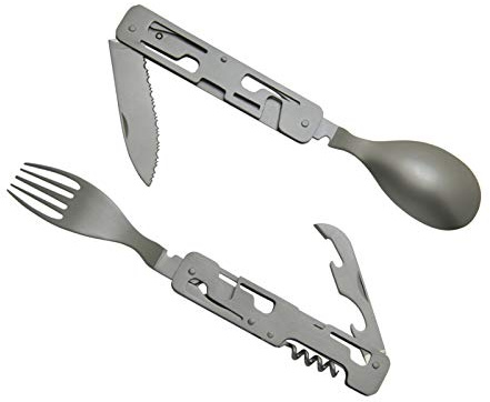 Baladéo Unisex – Erwachsene Papagayo' Besteckset, Edelstahl, 10.2 cm