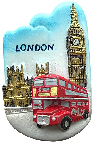 wedaredai London UK Kühlschrank Magnet 3D Travel Aufkleber Souvenirs Collection, Home & Küche Dekoration, London England UK Kühlschrank Magnet Aus China