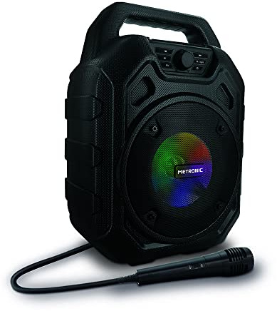 Metronic 477188 Mini High Power Bluetooth-högtalare med mikrofon - svart