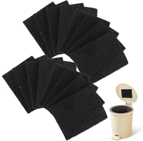 16 Stücke Kompost Behälter Filter Kompost Behälter ErsatzFilter, Geruch Absorbierend Holzkohle Filter,Küche Aktiviert Kohlenstoff Filter, Kompostbehälter Kohlefilter Biomülleimer