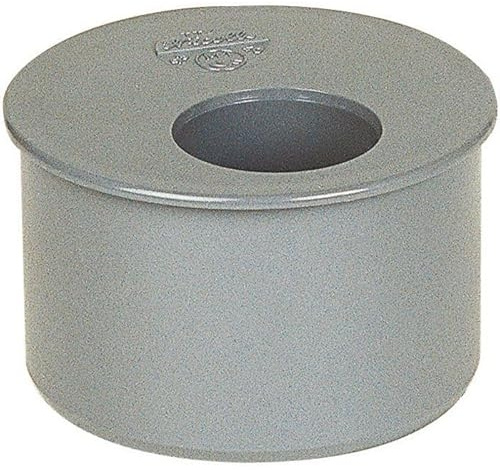 Tampon de réduction PVC gris - MF - Diamètre 125-100 mm - Girpi