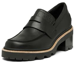 Sorel Women's Joan Now™ City Loafer, Black, Sea Salt, 8