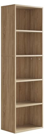 Vicco Bücherregal Bob, Sonoma, 40 x 132 cm
