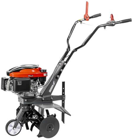 DEDRA Motorhacke Garden 2,7 kW, Arbeitsbreite 60 cm, 4-Takt-Motor 4T, hohe Geschwindigkeit: 3000RPM, Arbeitsbreite von bis zu 60 cm, Messersätze aus gehärtetem, scharfem Stahl