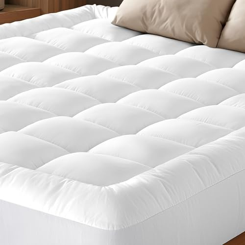 Cloud-Like Comfort Mattress Topper - Ultra Soft, Breathable Microfiber - 150x200cm, Deep Pocket