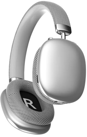 ILESTDG StreamMuse Max Dripdeal | Kabellose Hi-Fi Over-Ear Kopfhörer für Klanggenuss, Active Noise Cancelling & Tragecase für Studio, Reise, Sport (Silber)