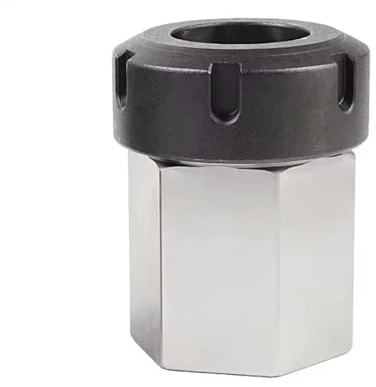 ER25 ER32 ER40 Milling Cutter Chuck Sleeve Conversion Sleeve Replaceable Extension Rod Connection Thread(Hexagon,ER32)