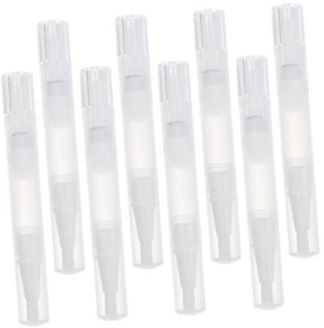 FIXOSHEE 8pcs Empty Nail Oil Pens Empty Manicure Pens for Cuticle Oil Nail Art Tools Manicure Supply