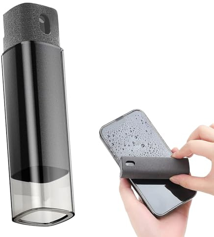 Alyvisun 3 en 1 Portátil Kit de Limpieza de Pantalla | Herramienta de Limpieza de Pantalla con Paño de Microfibra y Botella de Spray para Teléfonos, iPad, TV, [Líquido no Incluido]