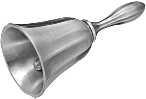 SUPVOX Campanello da Cena in Metallo Impugnatura Ergonomica, Campana di Servizio per Ristorante e Bar, Campanello Chiamata per Cucina e Reception, Decorazione Multiuso per Ufficio e Casa