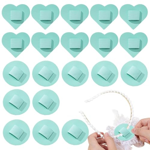 Lot de 20 bandeaux faits à la main – Coussinets élastiques pour décoration de bandeaux de thé | Pour femmes et filles – Pour salle de bain, voyage