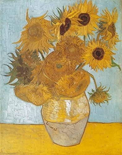 Clementoni - 31438 - Museum Collection Puzzle - Van Gogh, Girasoli - 1000 pezzi
