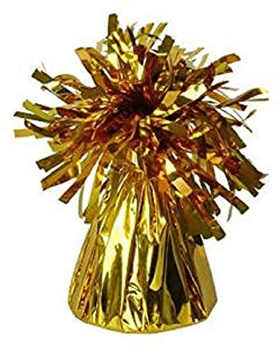 Balloon Weights 12 Pack Gold Foil, Suitable for Helium Balloons at Birthdays, Parties, Events, Weddings & Celebrations, Heavy & Durable 85g