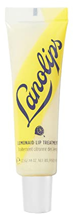 Lanolips Lemonaid Lip Treatment - Clear Lip Gloss and Exfoliant with Lanolin, Lemon Oil, Vitamin E Oil and Shimmer - Tinted Lip Balm for Dry, Cracked, Peeling Lips (12.5g / 0.42oz)