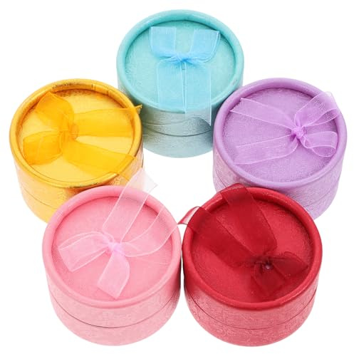 ROSENICE Schmuck Ring Ohrring Halskette Armband Geschenk Boxen Lagerung Fällen Organisatoren - 5 Stück
