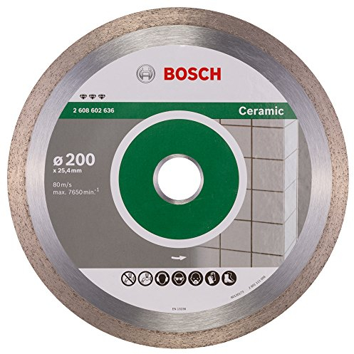 Bosch 2608602636 Disque à tronçonner diamanté best for ceramic 200 x 25,40 x 2,2 x 10 mm