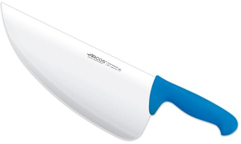 Arcos Cuchillo pescadoeries 2900 - Cuchillo pescado pescadería - Acero Inoxidable Nitrum 13 - Mango polipropileno azul - Plateado - 7'' -istema identificación color - Resistente y higiénico.
