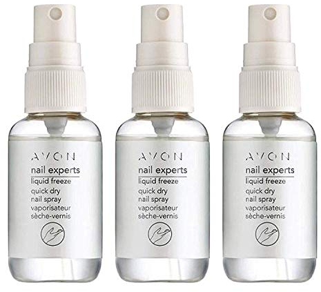Avon Nail Experts Liquid Freeze Nagelspray zum schnellen Trocknen von Nagellack, 3 Stück