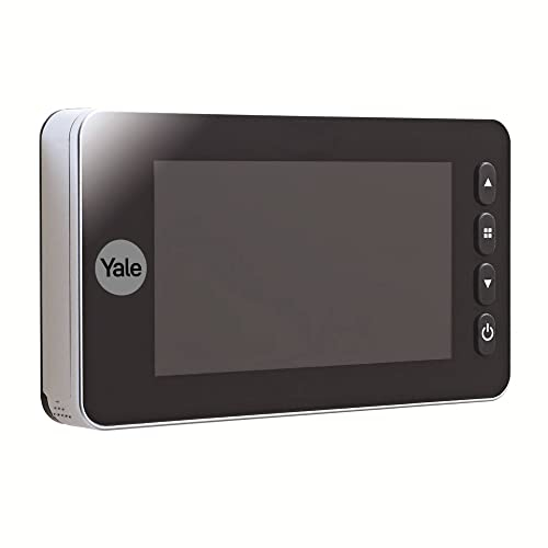 Yale Digital Door Viewer Auto Imaging- 5800 - Silber - Aufgenommen Bilder/Videos - Integrierte Türklingel - Live -Betrachtung - Bewegungserkennung - Silber