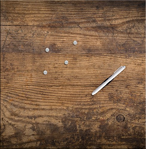 Eurographics Memo Board Wood, braun, 50 x 50 cm
