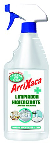Arrixaca - Limpiador multiusos Perfumado con Higienizante activo Pistola atomizador 750 ml.