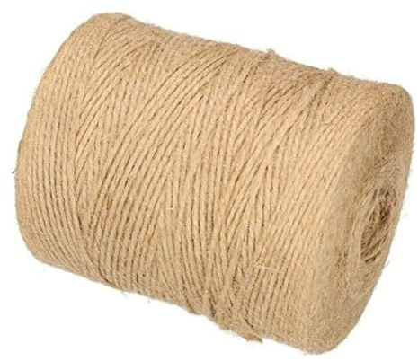 KOTARBAU® Juteschnurr 2 mm 100 g Bastelschnurr Geschenke Band Verpacken Dekorkordel Bindegarn Gartenschnurr Rustikal Spannen Verbinden Kreativ Pflanzen Bäume