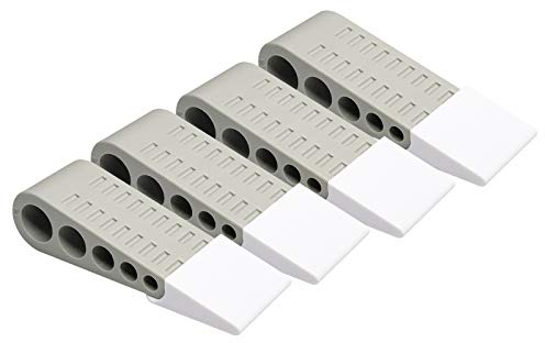 ValueHall Türkeil 4 Stück Gummi Türstopper Fensterstopper Keil Türstopper in Keilform für Balkontür, Badezimmer, Kinderzimmer, Terrassentür, Glastür V1B02