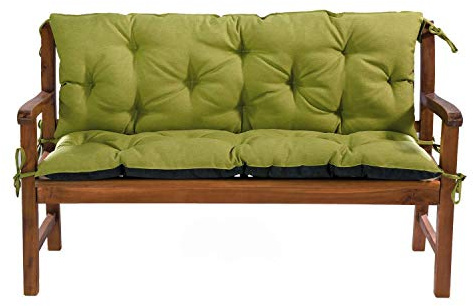 Mayaadi-Home Gartenbankauflage Bankauflage Bankkissen Sitzkissen Polsterauflage Sitzpolster Grün 120x60x50cm
