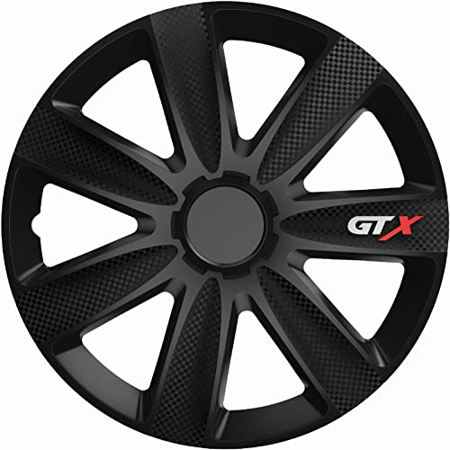Zentimex SET Z480675 Radkappen Satz (4Stück) + Handschuhe 16 Zoll GTX carbon schwarz