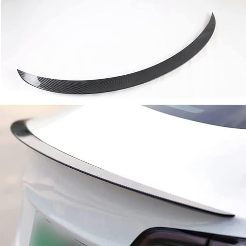 Performance Spoiler Flügel Autos Heckspoiler für Tesla Model Y 2021–2024 (Glänzendes Carbon)