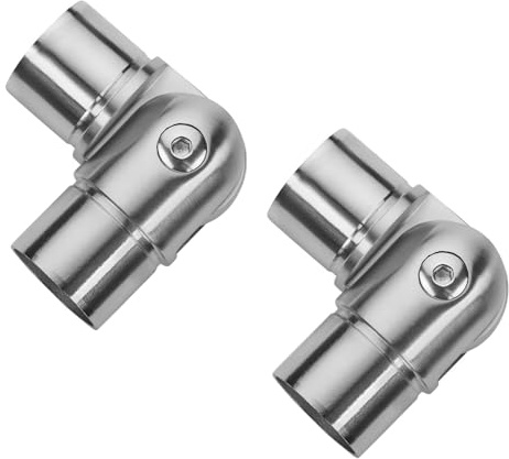 SOTOOLS 2 x Gelenkverbinder, Edelstahl, Außen-Ø 33,7 mm, für Handlaufrohre | Steckfitting und Handlaufverbinder für Handlaufrohre.