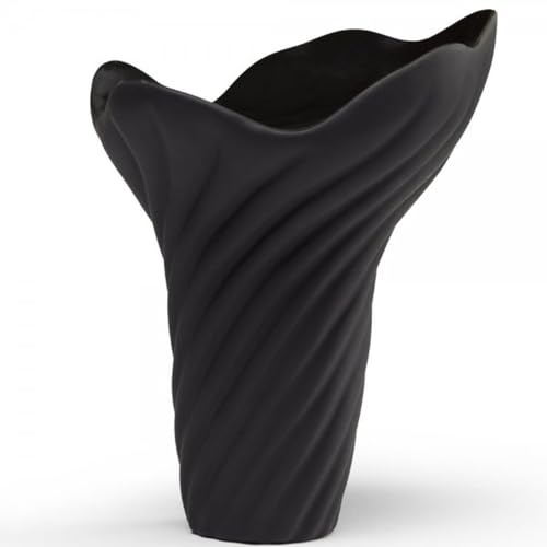 Cooee Design - Objekt, Dekoobjekt - Fungi - Keramik - Farbe: schwarz - (ØxH): 15 x 17 cm