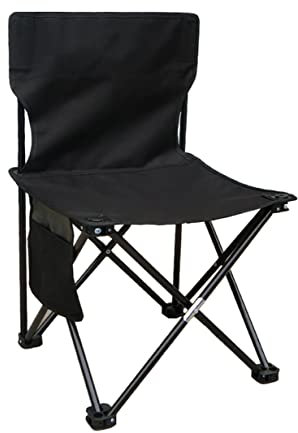 Campingstuhl Faltbar Zusammenklappbarer, Leichter, Gepolsterter, Tragbarer Stuhl Mit Tragetasche Im Freien, Camping, Angeln, Strandstuhl Für Outdoor-Wandern, Angeln Klappstuhl Camping(Black,72*43*43cm