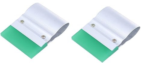 Gogogmee 2 Stücke Druck Werkzeug Gummi Rakel Mit Metall Griff Aluminium Für Grafik Textil